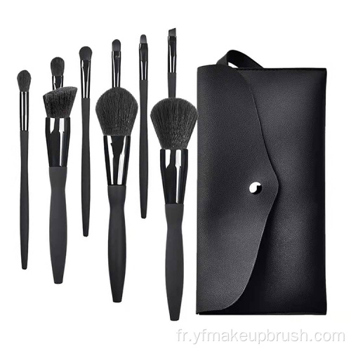 Étiquette privée black ensemble maquillage brosse en vrac